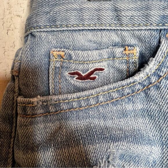 Hollister denim distressed shorts size 0 - Picture 5 of 5